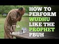 The Prophetic Wudhu - Demonstrated by Shaykh Omar Subedar (750ml of water)