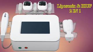 2 in 1 Liposonix body slimming HIFU anti-aging fac lifting Machine