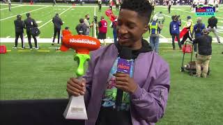 Mitchell Trubisky Wins The Nickelodeon MVP Award