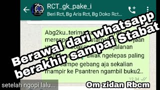 Berawal dari Grup W.A. berakhir sampai ke stabat | kita berencana tapi bukan kita yg nentukan