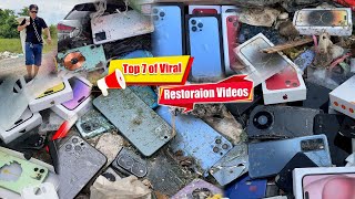 Top 7 of Viral Restoration Videos - Found And Restore Broken Phone!