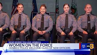 Henrico County Police Department welcomes seven new officers, most of them female