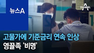 고물가에 기준금리 두 달 연속 인상…영끌족 ‘비명’ | 뉴스A