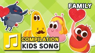 FAMILY SONG COMPILATION | LARVA KIDS | SUPER BEST SONGS FOR KIDS |  FAMILY SONG