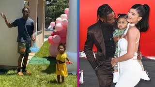 Stormi Webster Gets Into a Water Balloon Fight With Kylie Jenner and Travis Scott