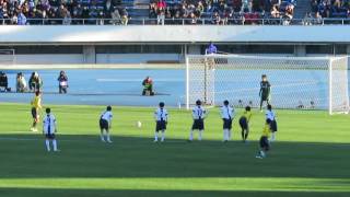 2016/12/30 第95回全国高校サッカー 関東第一・冨山、PK決めて先制