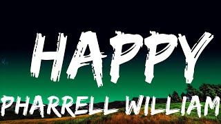 Pharrell Williams - Happy (Lyrics)  | 1 Hour Lyrics Present