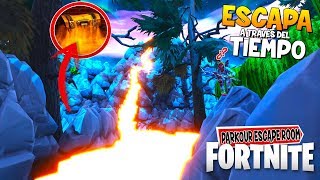 parkour escapa a traves del tiempo es - parkour imposible fortnite codigo