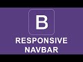 Bootstrap 4 Tutorial 40 - Responsive Navbar
