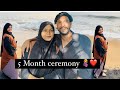 5 Month ceremony 🤰🥰 അജു ഇല്ലാതെ ഞാൻ ഒറ്റക്ക് വീട്ടിലേക്ക് 🥺