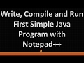How to write, compile and run simple Java Program: JTB 7