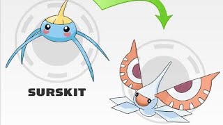 Evolution of Surskit | Pokemon Go | PokeFEGASUS