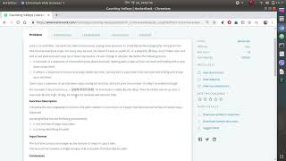 Counting Valleys || Hackerrank || Solving Coding Interview Questions