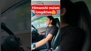 Himanshi Singh car driving#cardriving #himanshisingh #shorts