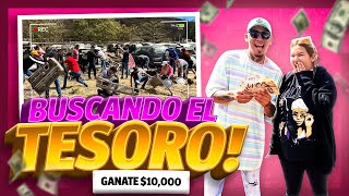 ESCONDIMOS $10 MIL PESOS EN UN YONKE💰🤑// YOUTUBERS EN BUSCA DEL TESORO😱