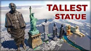 World Tallest Statues size Comparison | Upcoming Tallest Statues..
