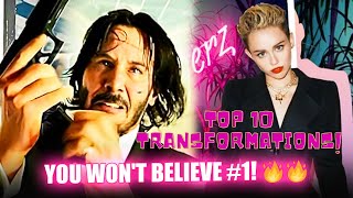 10 Most Shocking Celebrity Transformations