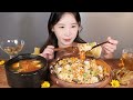 봄 바다향 가득🌻 미더덕 성게알 비빔밥 미더덕 된장찌개 먹방 sea squirt sea urchin roe bibimbap mukbang korean food