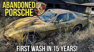 First Wash in 15 Years: ABANDONED Barn Find Porsche | Car Detailing Restoration