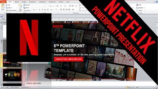 Netflix Inspired (5th) PowerPoint Template (Customize Intro Letters)