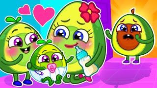 Mommy is mine!😭 No, No Avocado Baby, Don't Feel Jealous ❤️ || Kids Cartoon by Pit & Penny Stories🥑✨