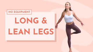 LONG AND LEAN LEGS WORKOUT | NO EQUIPMENT PILATES/BARRE INSPIRED HOME WORKOUT | FIT BY LYS