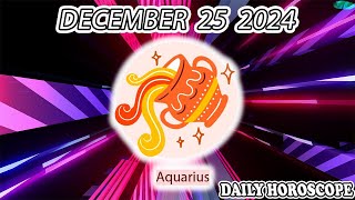 AQUARIUS 🔮 ❤️ 🟢 you WON'T BELIEVE THIS 🟢👀 DECEMBER 25, 2024 ♒️ 🌞 AQUARIUS LOVE HOROSCOPE ✅ 💫 ⭐️