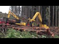 Komatsu PC390LL-10 Log Loader Shovel Logging & Hoe-Chucking at DEMO 2016 , Maple Ridge, BC