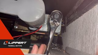 How to Manually Override a Power Gear Above Floor Slide out V1