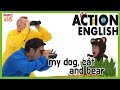 [KBS키즈] 액션잉글리시｜ KBS TV유치원 ｜ action English ｜ my dog, cat and bear ｜ 재미있는영어공부