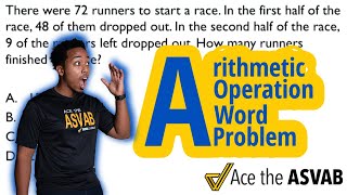 ASVAB Arithmetic Reasoning - Arithmetic Operations Word Problem (Practice Test Question Walkthrough)