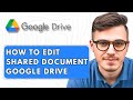 How To Edit Shared Document Google Drive [2025 Guide]