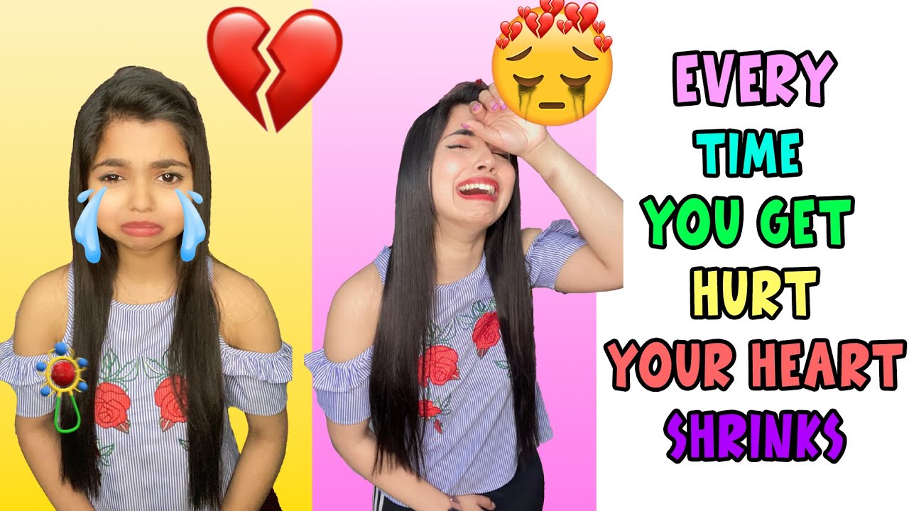 When you get HURT your HEART gets SMALL ๐☠️#funnyshorts #ytshorts #shorts @Ramya Vasudev
