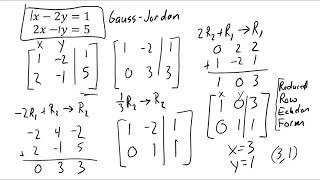 2.2-2.4 Systems of Equations and Matrices