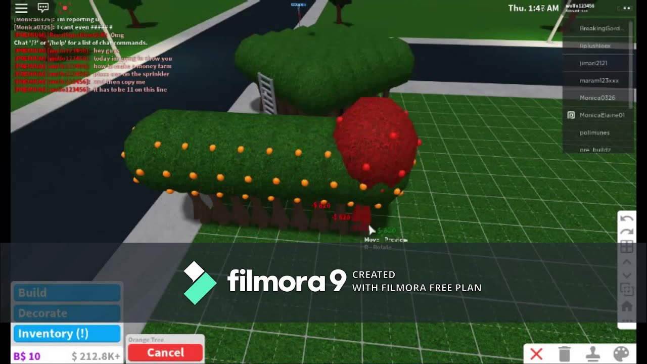 How To Make A Tree Farm On Bloxburg - YouTube