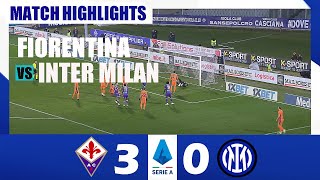 Fiorentina vs Inter 3-0 | 2025 Serie A | Match Highlights