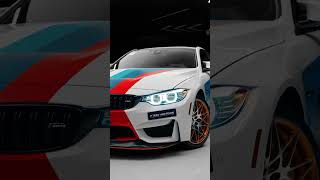 the white colour BMW the red and blue latest colour brand of the BMW the most favourite car of India