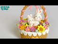 How To Make Clay Flower Basket |DIY Easy Basket Craft Ideas | Flower Basket Ideas #artandcrafteasy