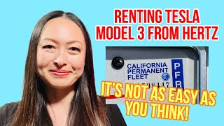 Watch This Before You Rent Tesla Model 3 from Hertz
