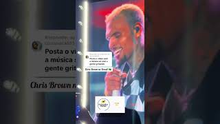 Foi épico Chris Brown no Brasil. 🌍 #pretitude #blackmusic #hiphop #cultura #jazz #classics