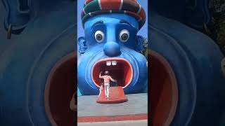 Ramoji Film City Hyderabad part 13 inside horror genie (moved the eye)door to rain dance