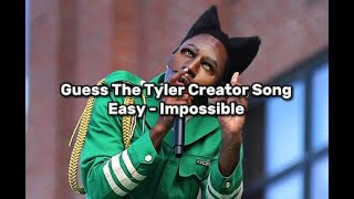 Guess The Tyler Creator Song Easy - Impossible (2025) (new)