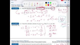 26.1: Optimization of trig. and exponential functions | Wellesley College Calc. 1; Calc. Simplified