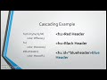 CSS Cascading & Inheritance