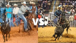 Artrell Carmouche Vs. Montrel Gilder Match Roping (Calf Roping)