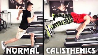 Normal People VS Calisthenics Guy at the Gym