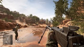 Battlefield 5: M1919 Browning Gameplay (No Commentary)