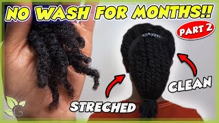 Clean and Stretched hair for MONTHS – NO WASHING (part 2)