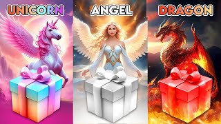 Choose Your Gift! 🎁 Unicorn, Dragon or Angel 🦄🌈🐲👼 How Lucky Are You? 😱 Inside Quiz