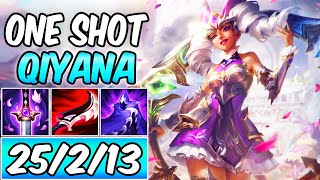S+ CLEAN FULL LETHALITY BATTLE QUEEN QIYANA MID | Best Build & Runes | League of Legends